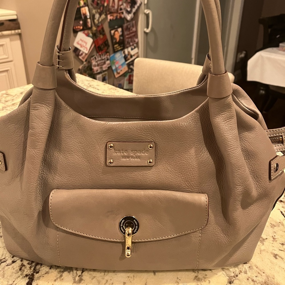 Kate Spade ♠️ tan leather bag